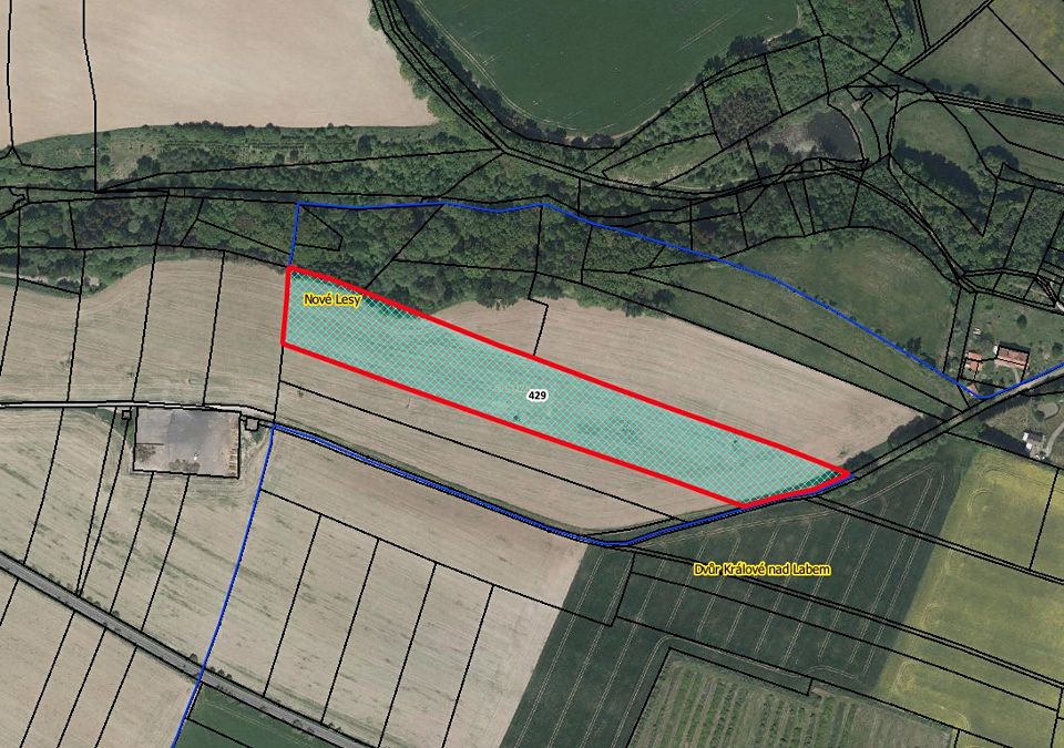 Prodej pole 23018 m², Bílá Třemešná – fotka 1 z 3