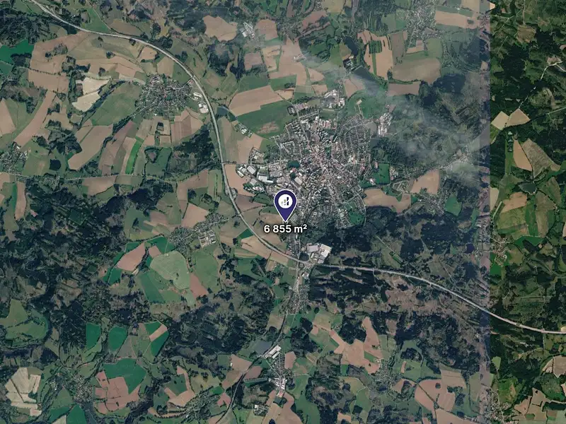 Prodej stavebního pozemku 6855 m², Humpolec – náhled fotky 2