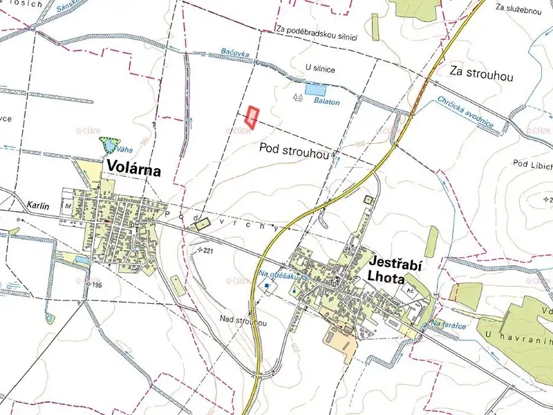 Prodej pole 7028 m², Jestřabí Lhota – náhled fotky 2