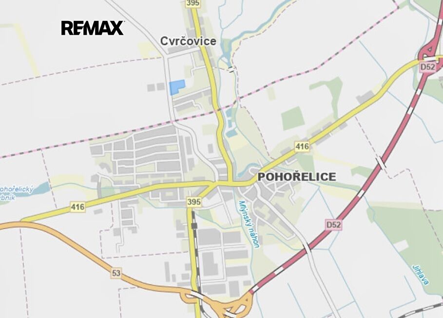 Prodej stavebního pozemku 18177 m², Cvrčovice – fotka 1 z 3