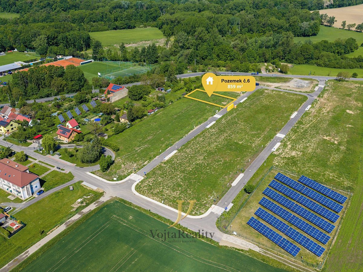 Prodej stavebního pozemku 859 m², Přerov – fotka 1 z 3
