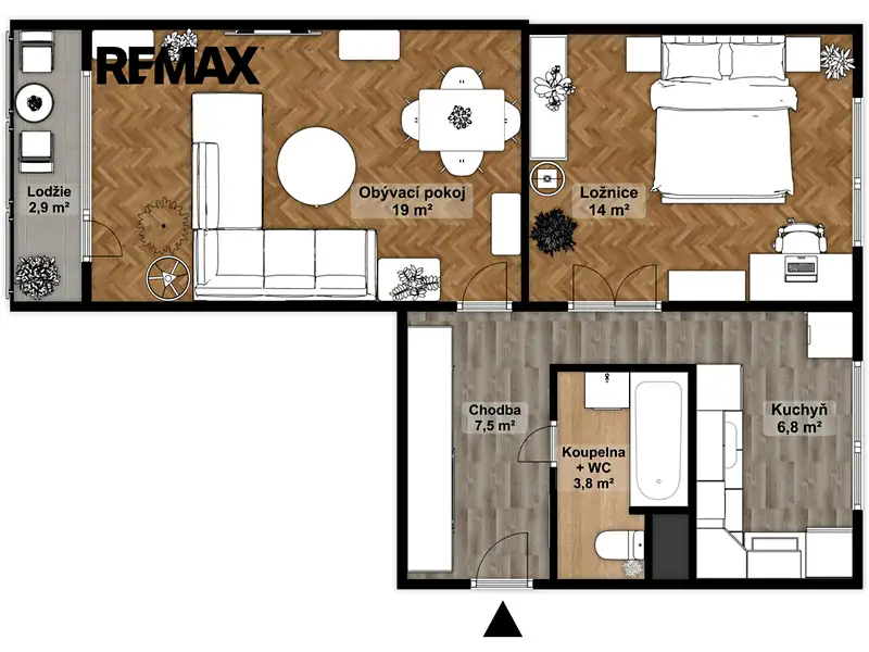 Prodej bytu 2+1 52 m², Most – náhled fotky 3