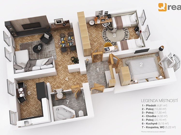 Квартира 3+1 на продаж, 79 м² (5 з 19)