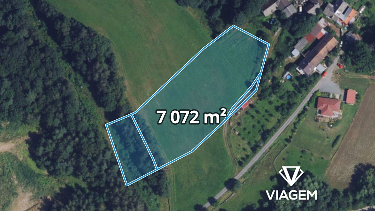 Prodej pole 7072 m², Březina – fotka 1 z 3