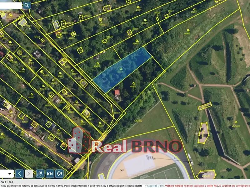 Prodej zahrady 2207 m², Brno – náhled fotky 3