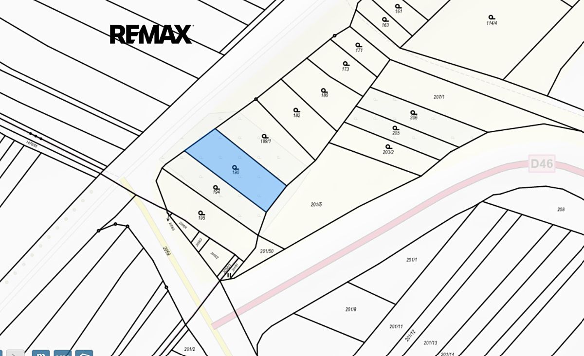 Prodej zahrady 694 m², Drysice – fotka 1 z 3