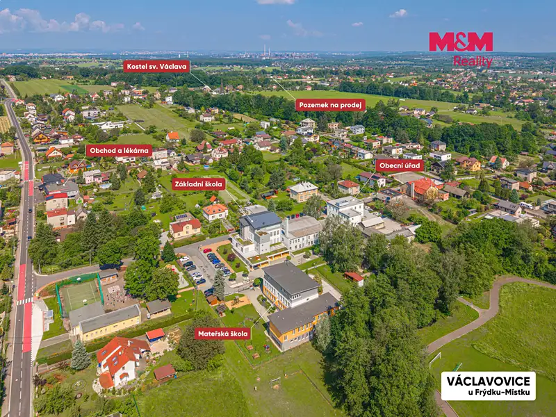 Prodej stavebního pozemku 2762 m², Václavovice – náhled fotky 3