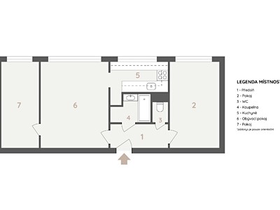 Prodej bytu 3+1, 55 m² (2 z 22)