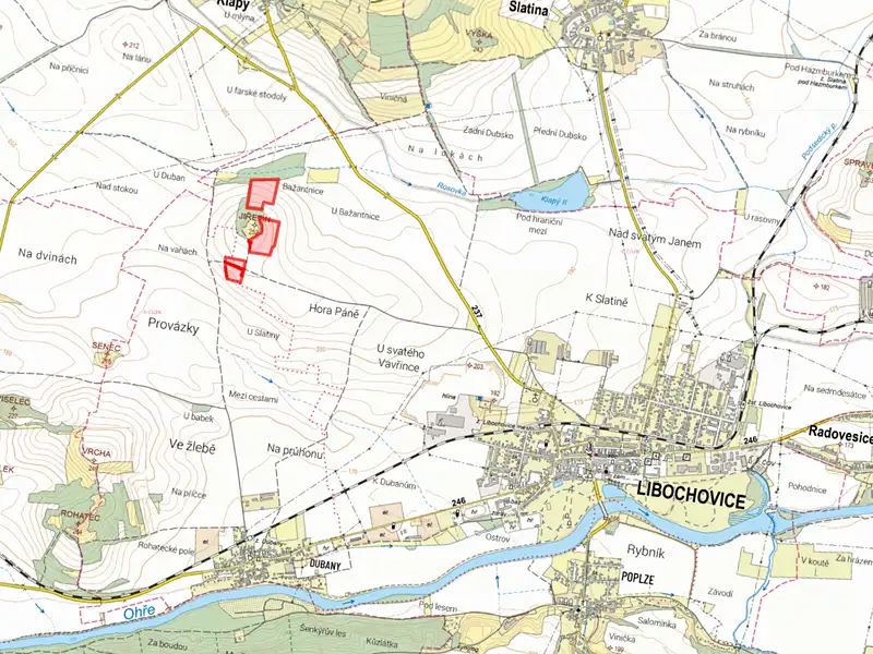 Prodej pole 67650 m², Libochovice – náhled fotky 2