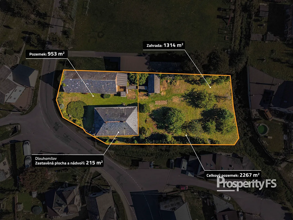 Prodej zemědělské usedlosti 130 m², pozemek 5492 m²