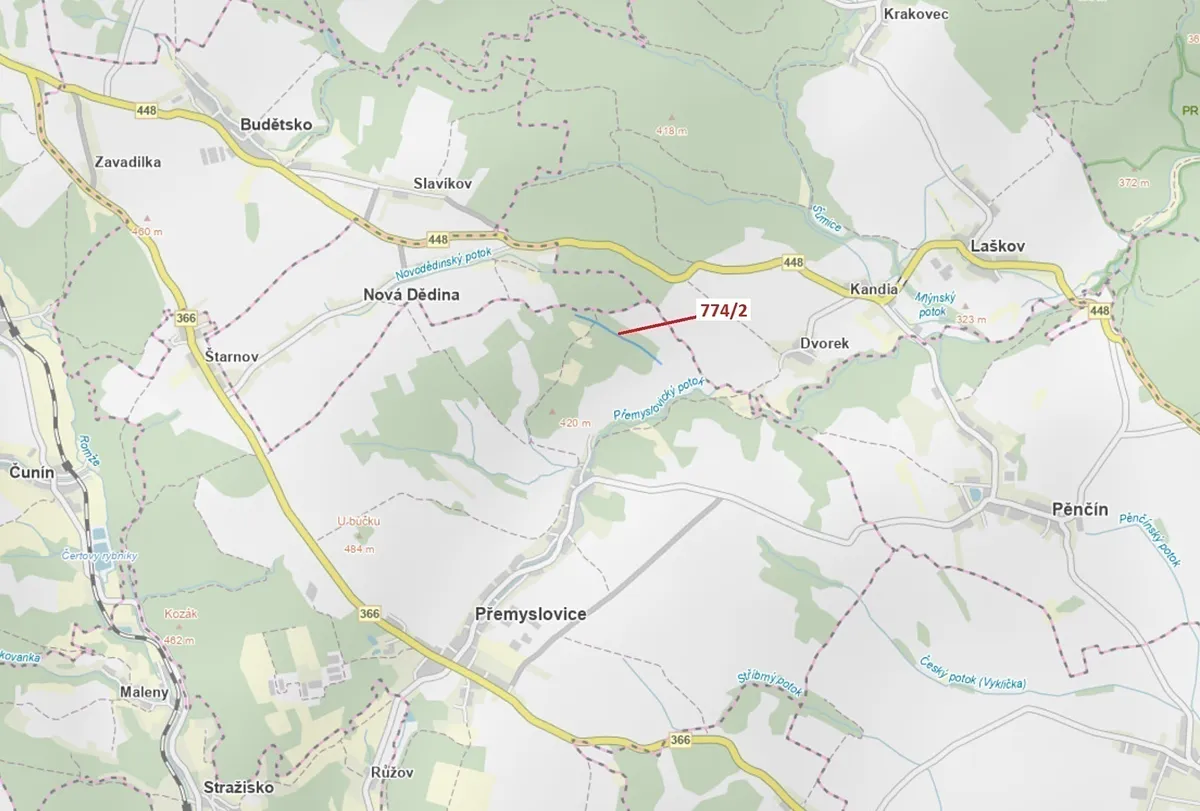 Dražba lesa 7901 m²