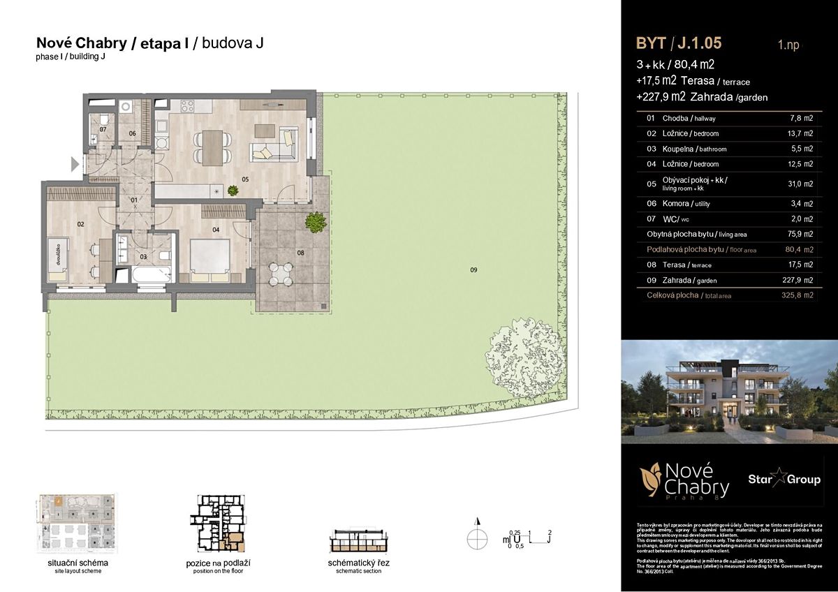 Prodej bytu 3+kk 80 m² – fotografie 2