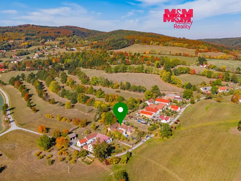 Prodej rodinného domu 150 m², pozemek 2390 m², Brloh – Sedm Chalup, okres Český Krumlov