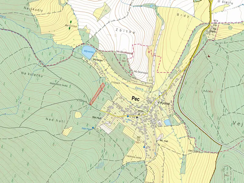Prodej lesa 5118 m², Pec – náhled fotky 2