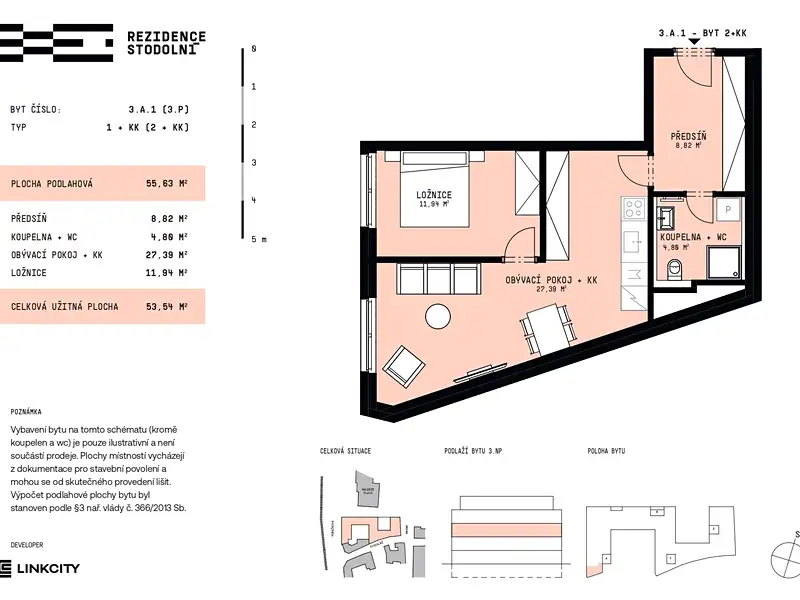 Prodej bytu 2+kk 54 m², Ostrava – náhled fotky 3