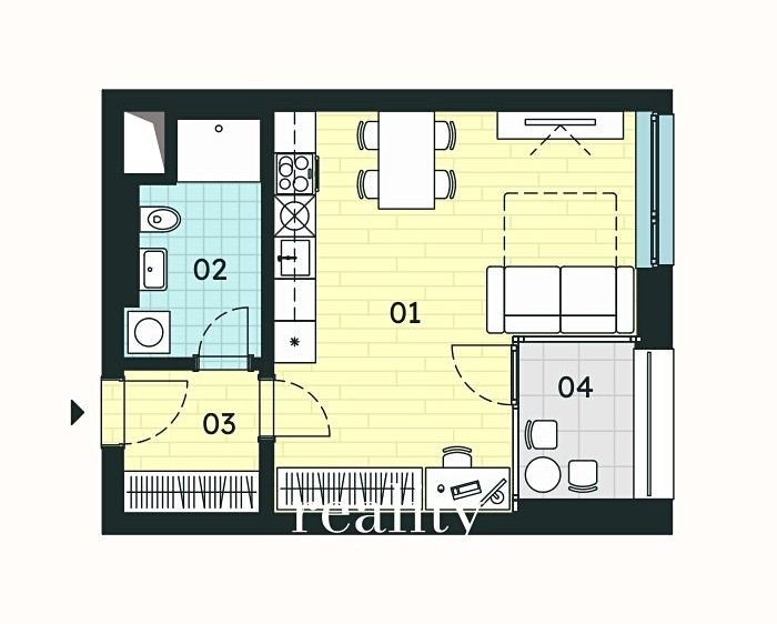 Prodej bytu 1+kk, 35 m² (6 z 11)