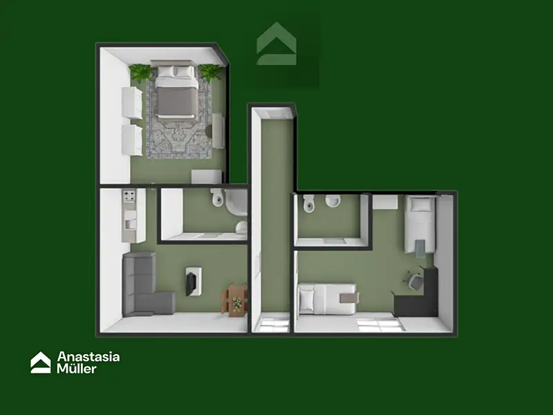 Pronájem bytu 3+kk 68 m², Plzeň – náhled fotky 2