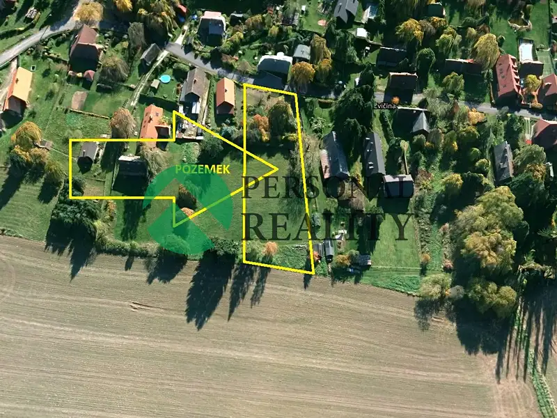 Prodej stavebního pozemku 2309 m², Třebihošť – náhled fotky 3