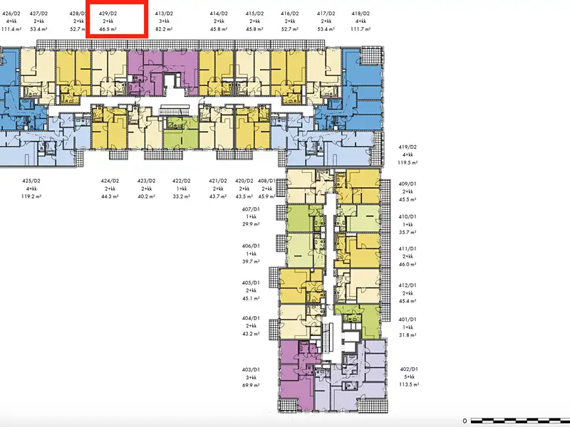 Prodej bytu 2+kk 46 m², Praha – náhled fotky 3