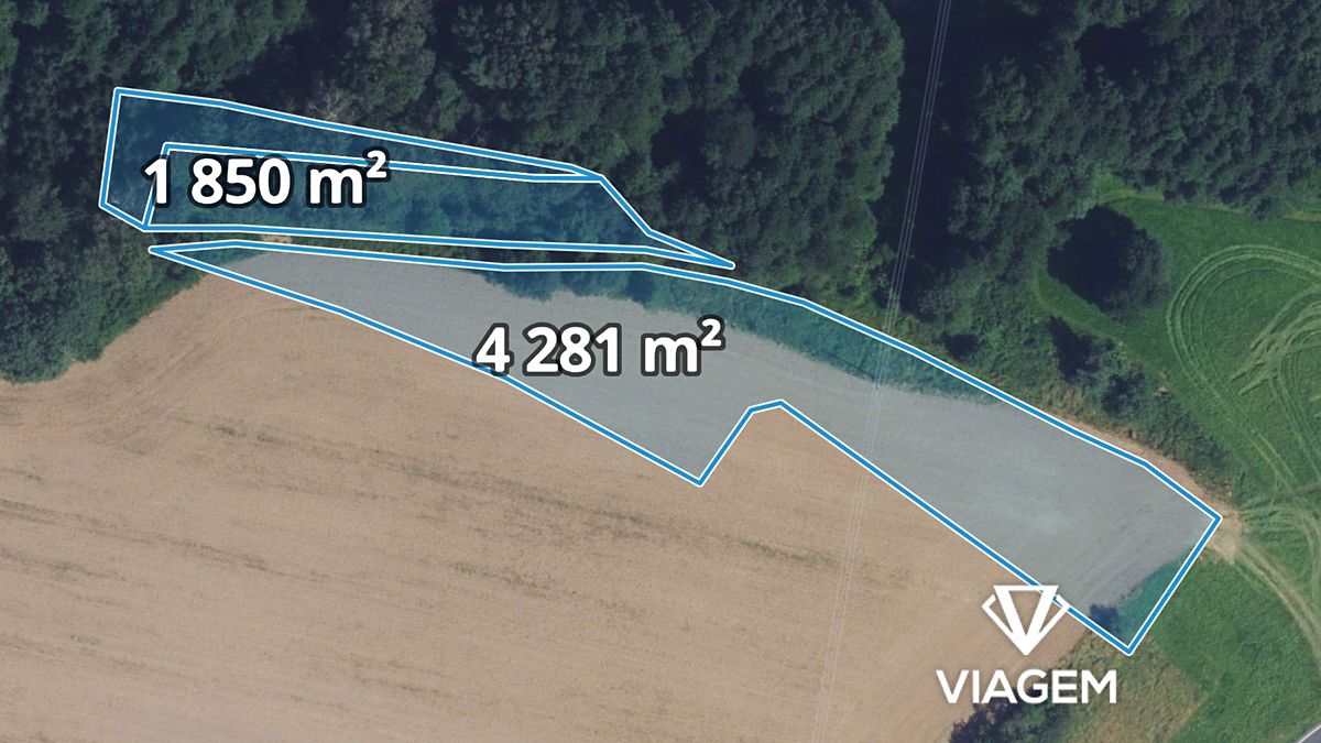 Prodej pole 6131 m², Březina – fotka 1 z 3