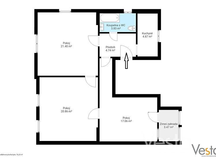 Квартира 3+1 на продаж, 78 м² (37 з 37)