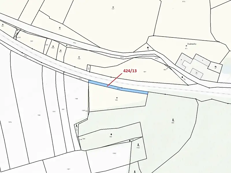 Dražba pozemku 392 m², Nerestce – náhled fotky 3