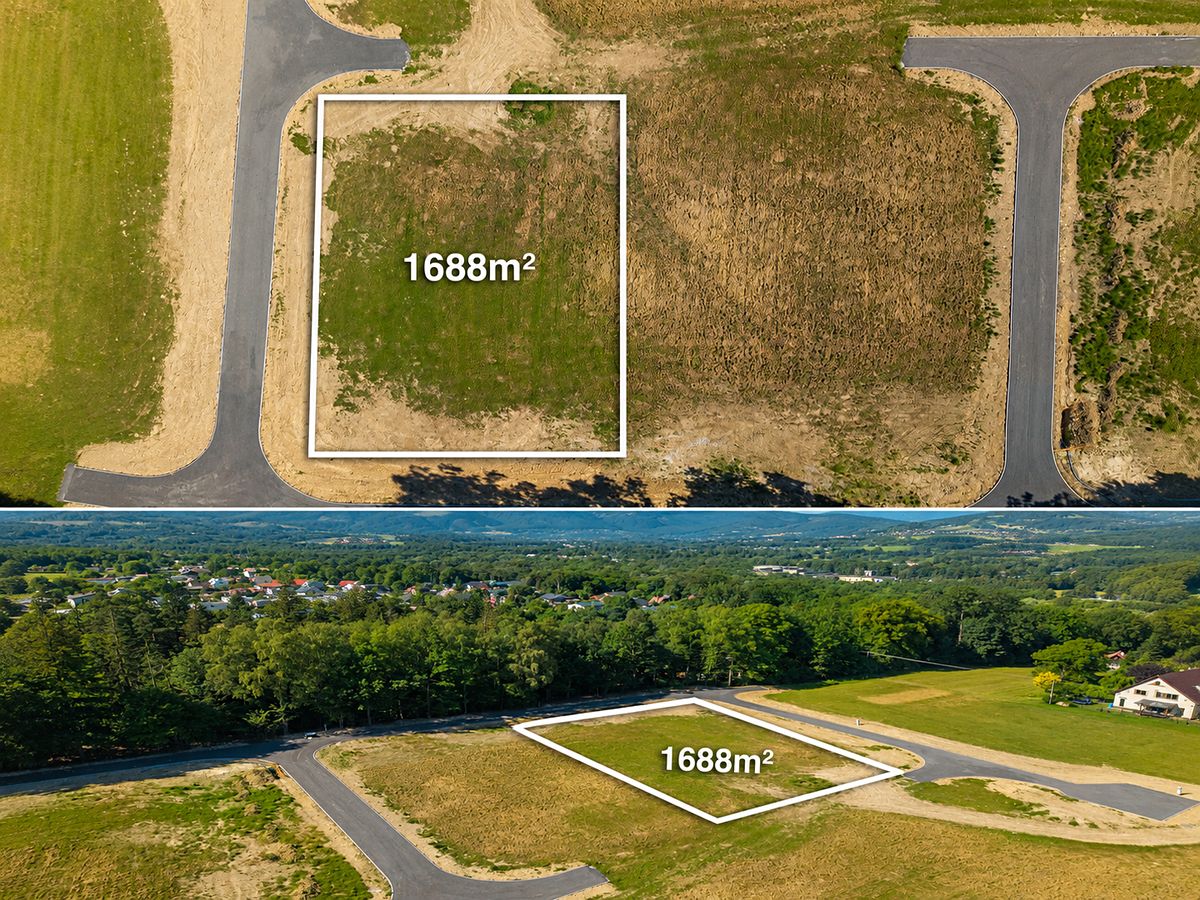 Prodej stavebního pozemku 1688 m² – fotografie 2