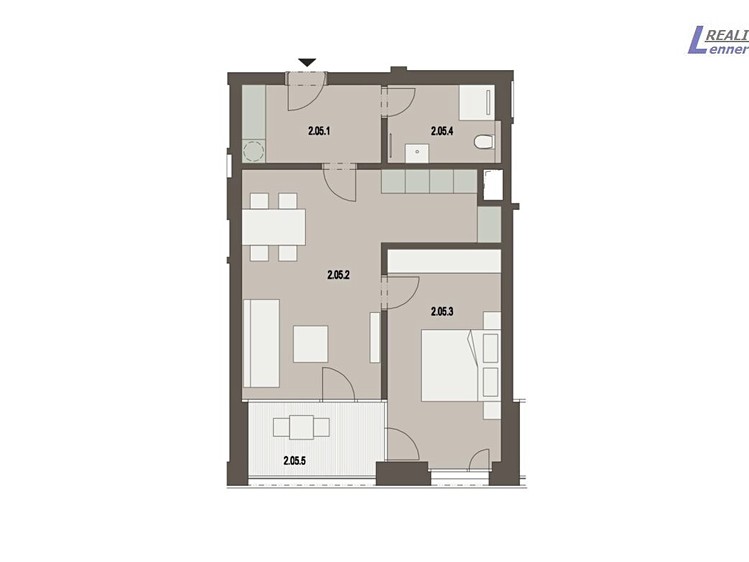 Квартира 2+kk в оренду, 59 м² (15 з 16)
