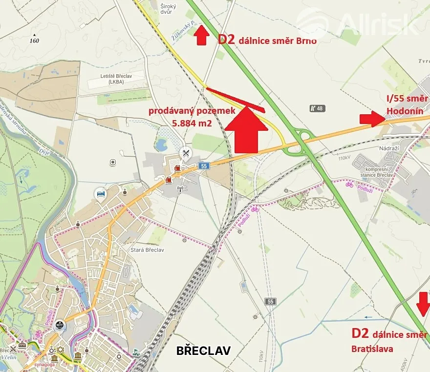 Prodej pole 5884 m²