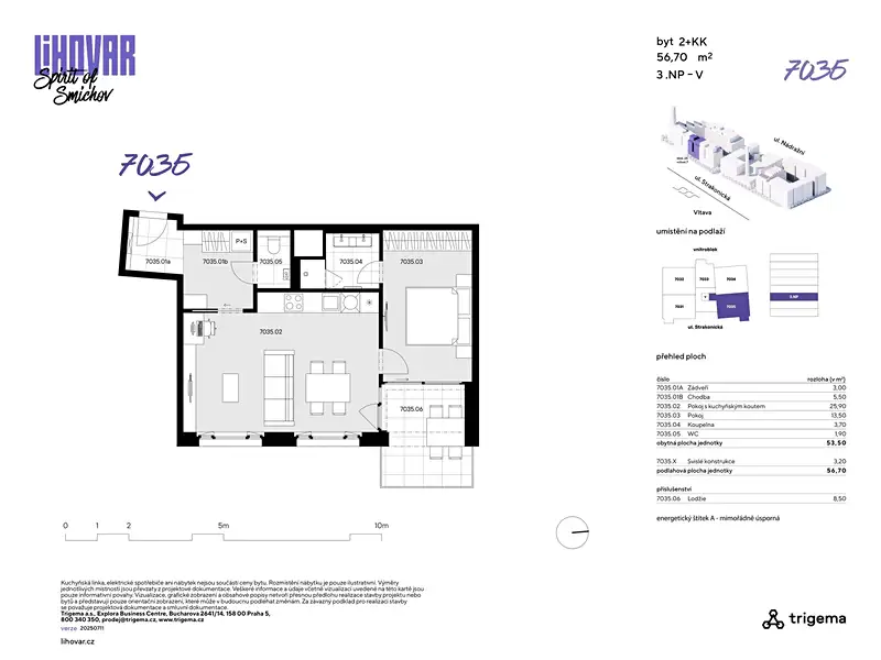 Prodej bytu 2+kk 53 m², Praha – náhled fotky 3