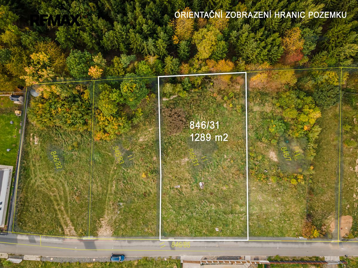 Prodej stavebního pozemku 1289 m², Družec – fotka 1 z 3