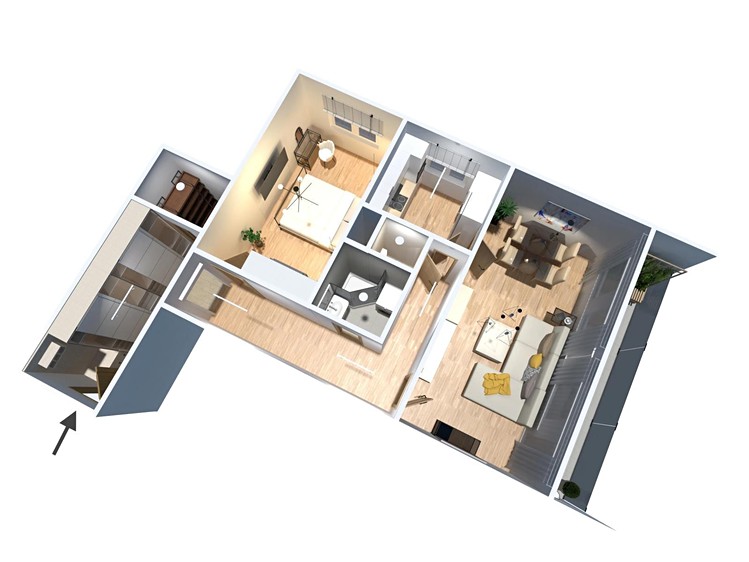 Wohnung 2+1 zum Kauf, 55 m² (16 von 26)