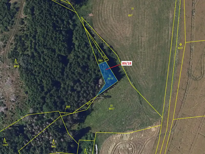 Dražba louky 212 m², Žižkovo Pole – náhled fotky 2