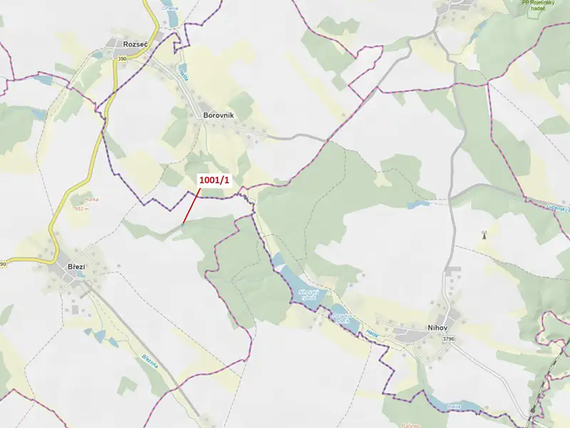 Dražba pozemku 346 m², Březí nad Oslavou – náhled fotky 1