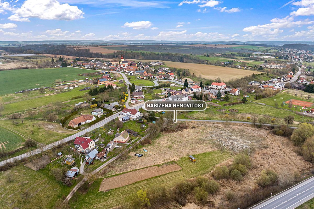 Prodej stavebního pozemku 1159 m², Velký Třebešov – fotka 1 z 3