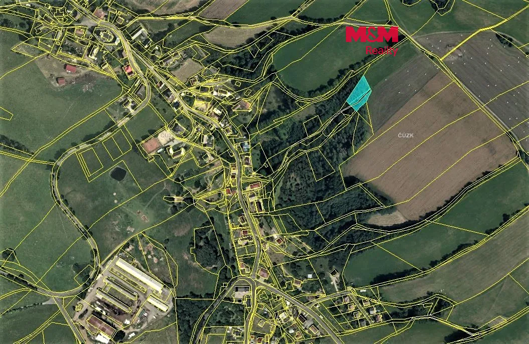 Prodej louky 1864 m²
