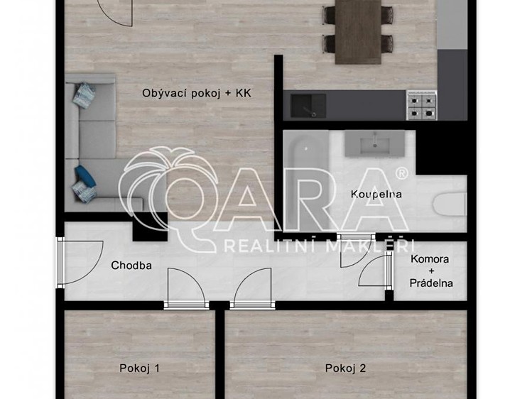 Wohnung 3+kk zum Kauf, 61 m² (21 von 28)