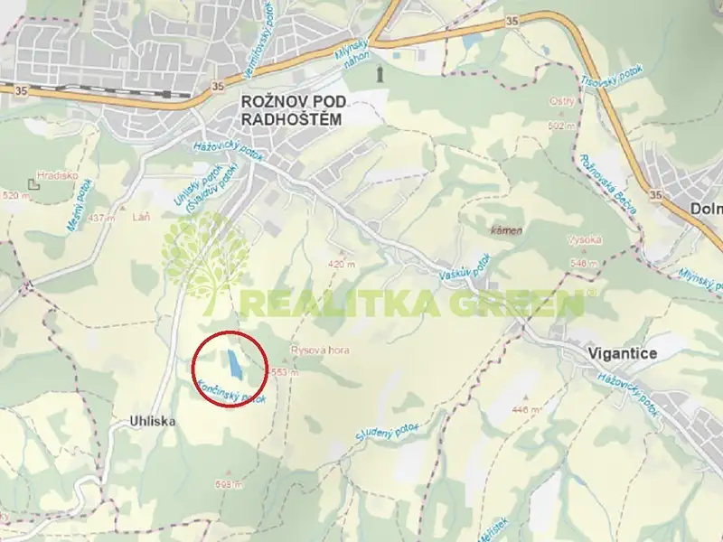 Prodej lesa 13014 m², Rožnov pod Radhoštěm – náhled fotky 3