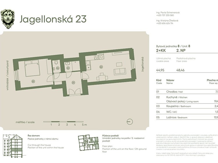 Квартира 2+kk на продаж, 48 м² (12 з 12)