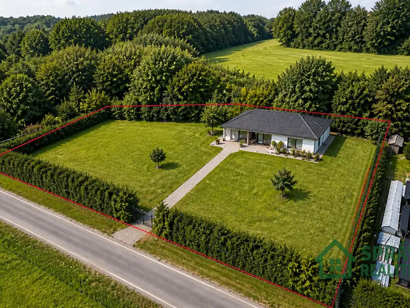 Prodej stavebního pozemku 1840 m², Kvášňovice – náhled fotky 2