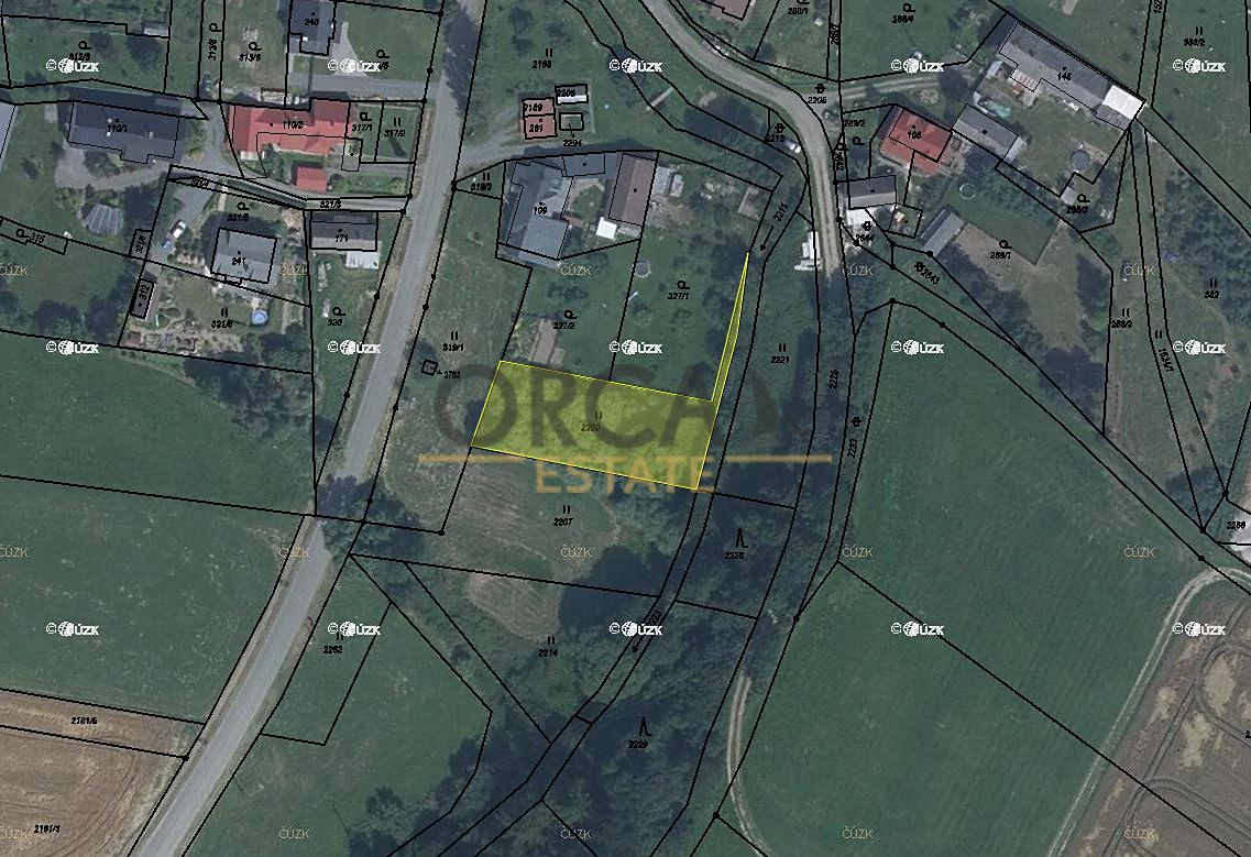 Prodej pole 1090 m², Větřkovice – fotka 1 z 3