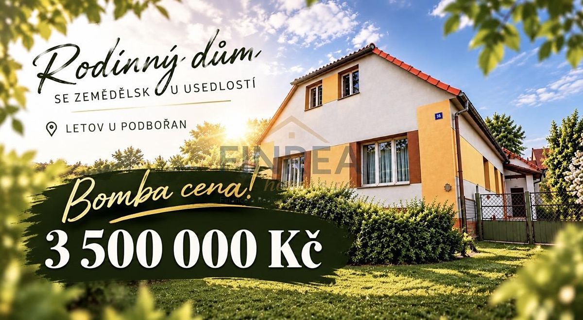 Prodej rodinného domu 400 m², pozemek 2047 m², Podbořany – fotka 1 z 3