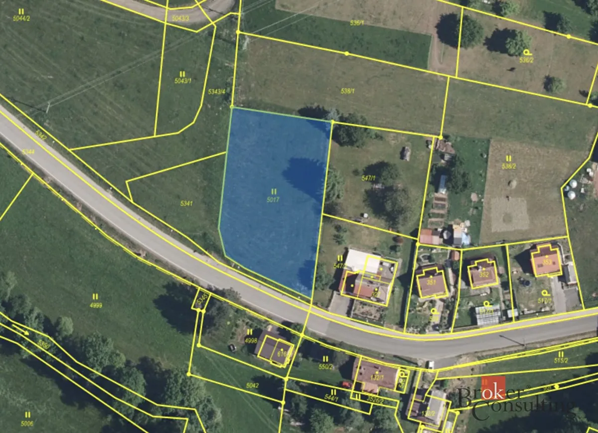 Prodej stavebního pozemku 1856 m²