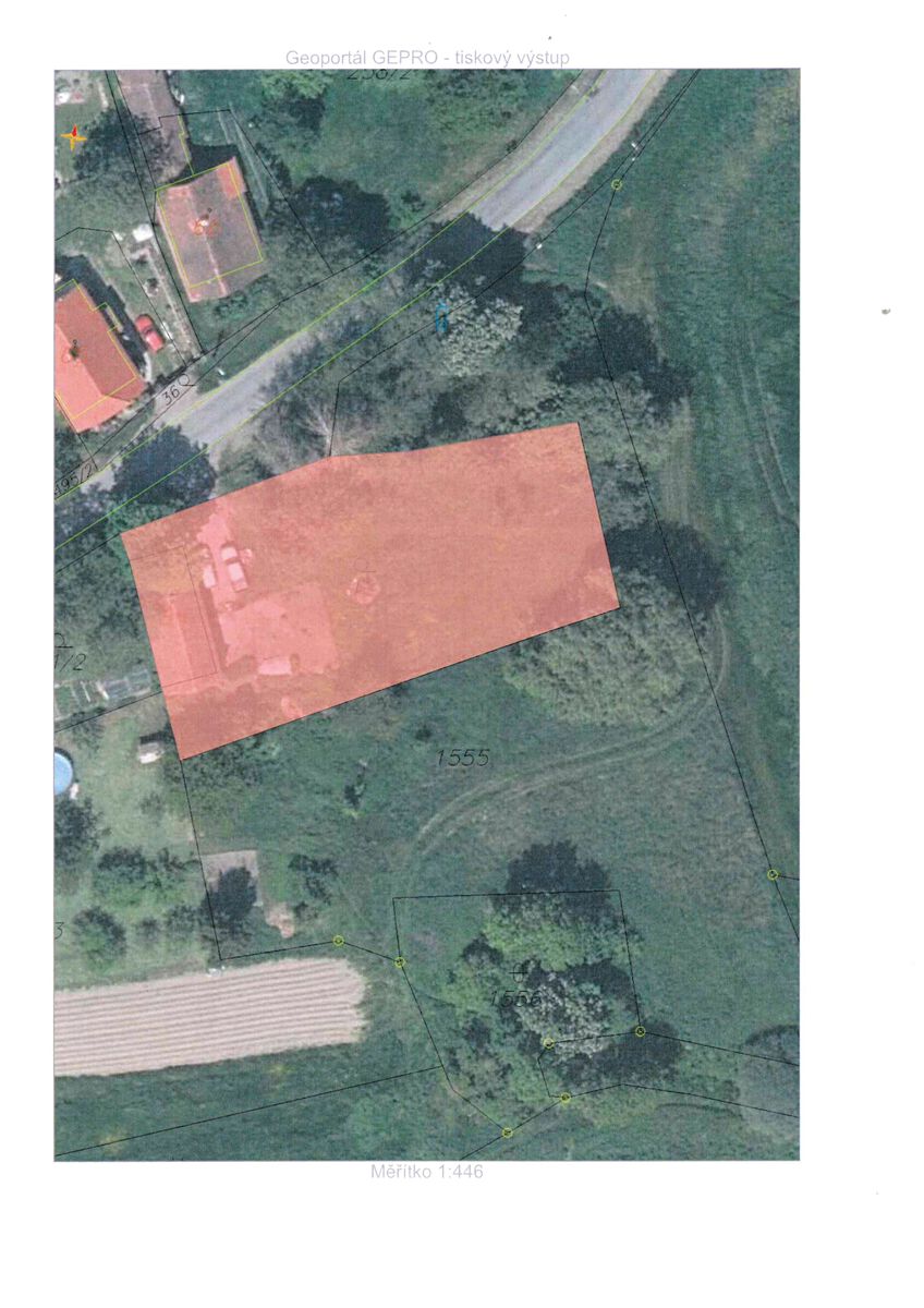 Prodej zahrady 1203 m², Velký Malahov – fotka 1 z 3