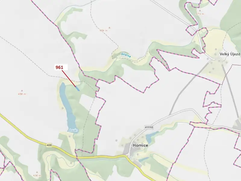 Dražba lesa 961 m², Mladoňovice – náhled fotky 1