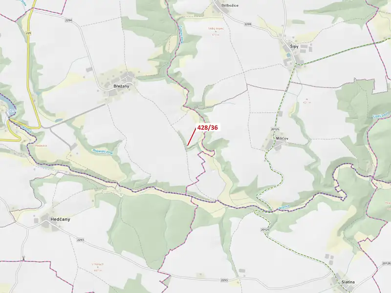 Dražba lesa 68 m², Břežany – náhled fotky 1