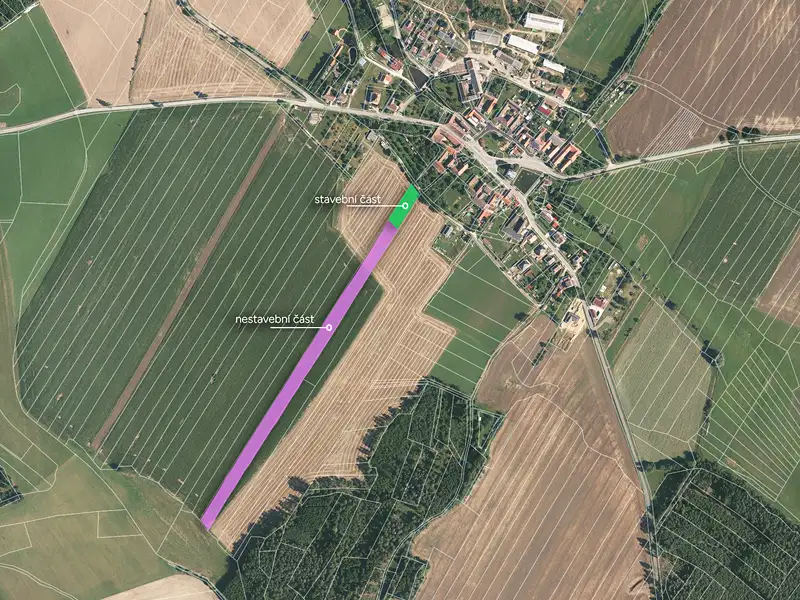 Prodej stavebního pozemku 13776 m², Mysletice – náhled fotky 2
