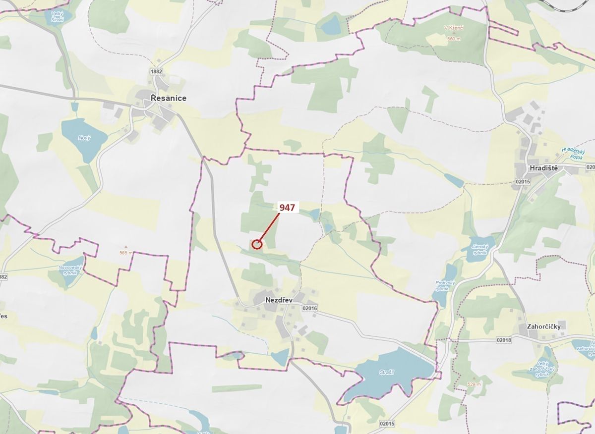 Dražba lesa 126 m², Nezdřev – fotka 1 z 3