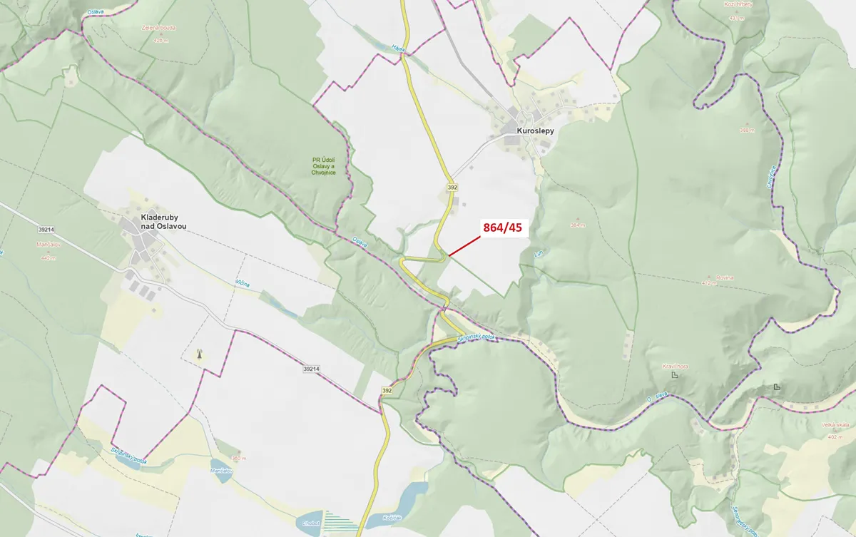 Dražba lesa 11 m²