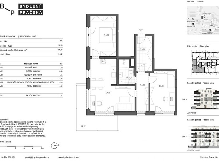 Prodej bytu 3+kk, 77 m² (15 z 22)